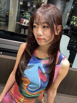 トリコ トウキョウ アヴェダ 表参道店(tricot TOKYO AVEDA) ロングレイヤー/顔まわりレイヤー/レイヤーカット/ウェーブヘア