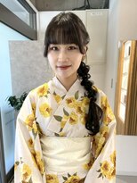 ムーン バイ ケンジ(moon by KENJE)&nbsp;【夏祭り七夕ヘアセット】浴衣着付け＋ヘアセット