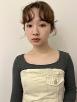 ニーム(nimes)&nbsp;ブリーチなしダブルカラー×パーマアレンジ/hibico