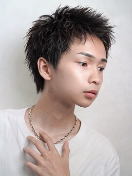 ゼロ 渋谷(XeRo) 爽やかアップバング"メンズスパイキーショート"