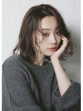 キース ヘアアンドメイク 恵比寿(kith. hair&make) ボブパーマレイヤーボブ韓国ヘア韓国巻きミディアムレイヤー艶髪