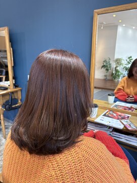 ネイビーヘアデザイン(navy hair design) 艶カラー