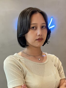 ロンドアジュール 横浜(Lond azur) 大人ガーリー/レイヤーショート/ボブ/20代30代縮毛矯正/横浜