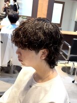 アトラクト バイ ラック 津田沼(Attract by LUCK)&nbsp;シャドウパーマ×ウルフパーマ/津田沼/メンズパーマ波巻きパーマ