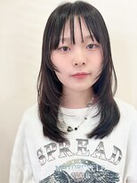 イーストハムネオ(EAST HAM NEO) 顔まわりカット/レイヤーカット/ナチュラル/カール
