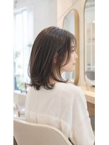フィールヘアー 樟葉店(Feel hair)&nbsp;艶感ダークグレージュ×大人ミディアムレイヤー