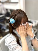 片っぽヒツジヘア