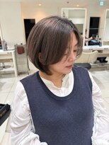 アッシュ 武蔵小金井店(Ash)&nbsp;＼武蔵小金井/白髪ぼかし/大人ショート/グレージュ/40代／
