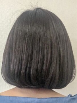 クアトロ グランシュ 川崎店(QUATRO × GranCieux) 明るめのブラックオフィスボブ★QUATRO★