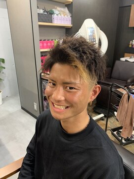 メンズ ラピス(Men's Lapis) ツーブロックアップバング