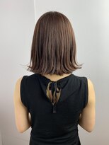 フルショウ アシヤ(FURUSHO ASHIYA)&nbsp;【FURUSHO芦屋】切りっぱなしワンレンボブ チョコブラウン