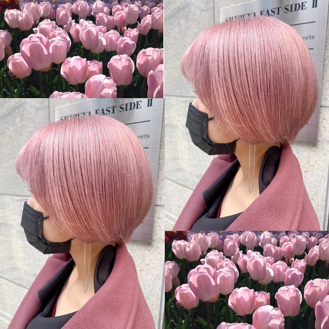 ペールピンク/ホワイトピンク/ピーチピンク/ベイビーピンク