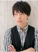 ≪mod's men≫黒髪が◎優等生風★知的くせ毛カットショートI