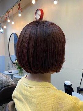 バグ 恵比寿(Bug) ピンクブラウンボブ