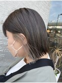 切りっぱなしボブ