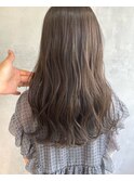 [kichi.] セミロング×くすみベージュ
