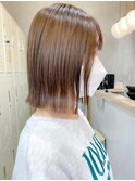 髪質改善ボブ×ショコラアッシュ【横浜】