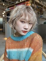 イミ(imi)&nbsp;大人ボブ/外ハネボブ/ブリーチカラー/小顔カット/髪質改善[登戸]