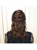 結婚式参列ヘアセット