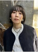 マッシュショートグレージュ30代代官山ショートボブマッシュボブ