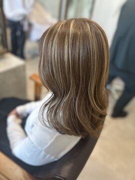 シエル 羽生店(Ciel) ライトベージュ　ハイライト　ブラウン