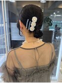 *タイトシニヨンアレンジ*