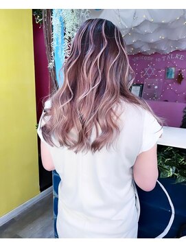 トーク 武庫之荘(TAL'KE) TAL’KE武庫之荘/バレイヤージュ×ペールピンク_333