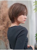 【GEEKS渋谷】ナチュラルショートウルフ/20代30代/小顔/冬カラー