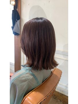ヘアラウンジ アンリオ(hair lounge an rio) 切りっぱなしボブ