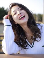 イコール 妙典(equal) ダークグレージュオリーブカラーセミウェットウェーブルーズヘア