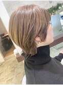 otona design 白髪ぼかし×ウルフカット