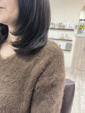 ラボヌールヘアーノーブル 新越谷店(La Bonheur hair noble) 極上髪質改善/レイヤーカット【美髪】【イメチェン】