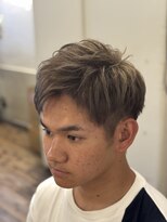 ボイスバーバー 百万遍店(VOICE BARBER)&nbsp;ツーブロスタイルダブルカラー