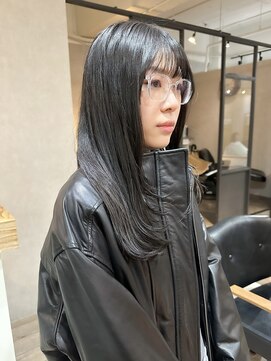 セレーネヘアー 難波店(Selene hair) レイヤーカット/ダークグレージュ