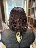 【朝のセットが楽になるパーマ】