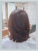 ツヤ髪◆ミディアムレイヤー