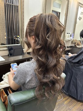 グラス 春吉1号店(glass) 大人ハーフポニーテール