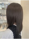 セミロング カフェラテブラウン