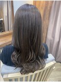 透明感カラー☆オリーブブラウン　schritt渋谷　平野
