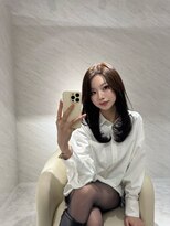 ミヨン 京都烏丸店(miyon)&nbsp;【miyon】韓国レイヤーカット×暗髪カラー×髪質改善