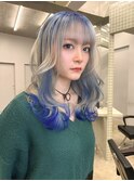 裾カラー・エンドカラー・毛先カラー・ポイントカラー