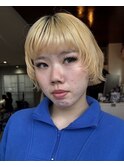 【チクロ】ハイトーンボブ/ブロンド/ボブレイヤー
