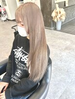ガルボヘアー 桟橋店(garbo hair)&nbsp;ハイトーンベージュ　春夏カラー　高知美容室