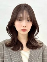 ソア 並木坂(Soa) 韓国スタイル/ミディアムレイヤー/透明感カラー/Chihiro