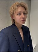 【大家康介】シースルーセンターパート×ブロンド