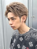 アーリー(Ali'i) スパイキーショートリバースアップバング束感ショートメンズ