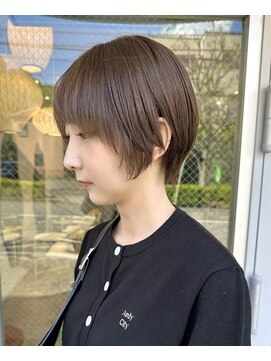サビィ(Sabby) 丸みショート/ブリーチなし/カット/氏川洸希/多摩センター