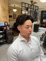 ルドローブラントオオサカ(LUDLOW BLUNT Osaka) 【LUDLOW BLUNT】フェードカット バーバー毛流れパーマ