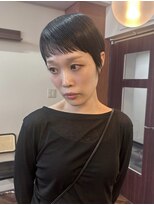ラシック(LACQ) ショート/ベリーショート/地毛風カラー/ブルーブラック