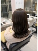 レイヤーカット_調布韓国顔周り前髪カットダブルカラー